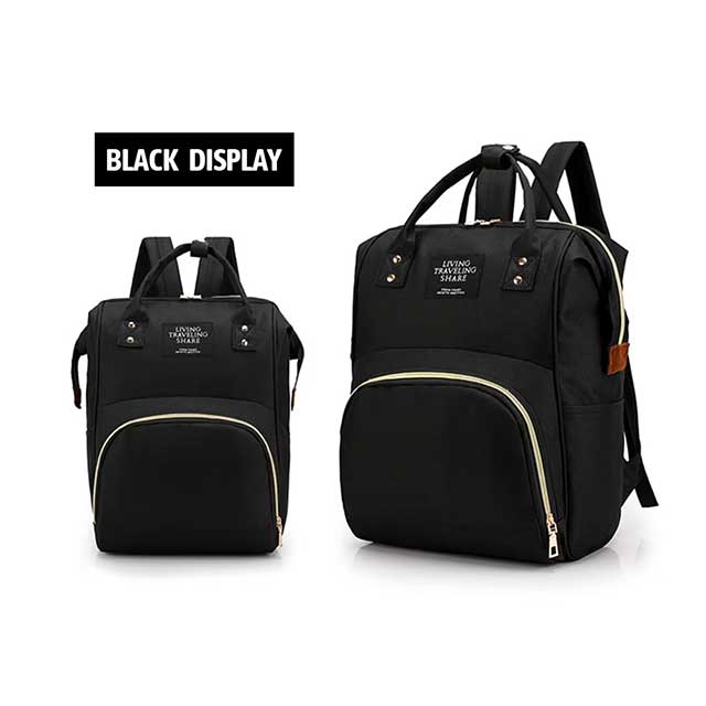 Large Capacity Mummy Backpack – Multi-Function Waterproof Diaper Bag for Baby Care & Outdoor Travel | Mom's Baby Bag