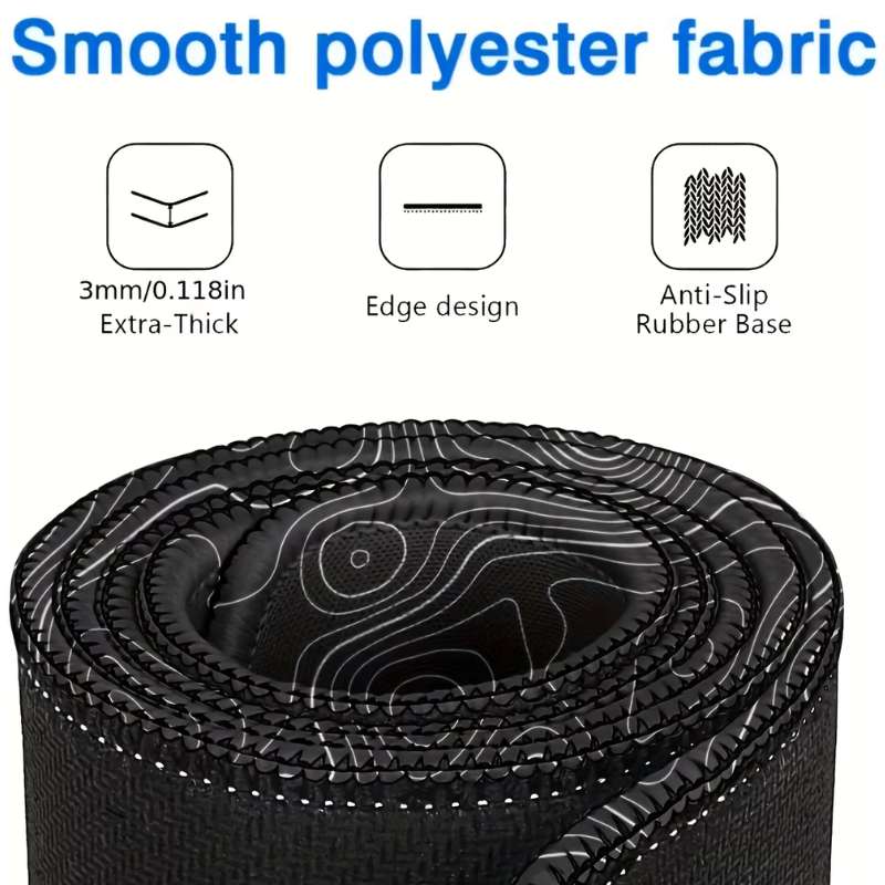 Large Extended Gaming Mouse Pad (800x300mm) – Extra-Wide Desk Mat with Reinforced Stitched Edges – Non-Slip Rubber Base Waterproof Mousepad – Ultra-Smooth Surface for Gamers & Office Work