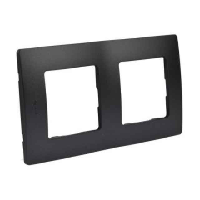 Legrand Niloé Graphite Finish Frame Cover – Compatible with Wall Sockets & Switches (Graphite-Black)