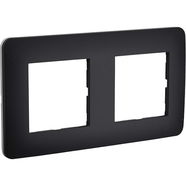 Legrand Niloé Graphite Finish Frame Cover – Compatible with Wall Sockets & Switches (Graphite-Black)