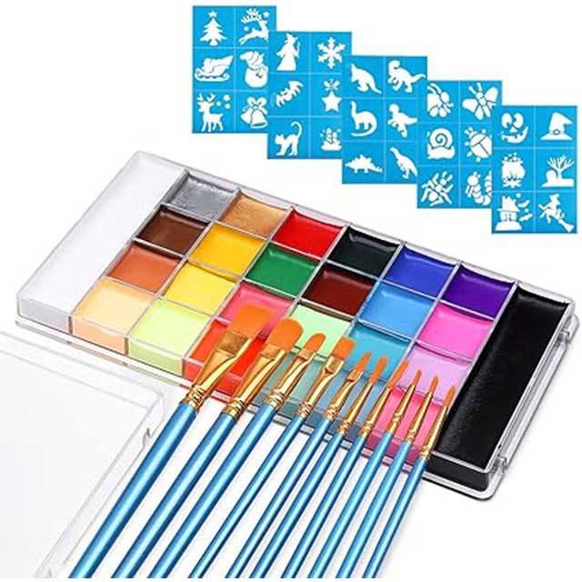 Lictin 26-Color Face & Body Painting Kit