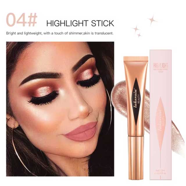 Liquid Blush & Cream Blush Stick – Silky Long-Wearing Blusher Wand for Cheeks | Pink Highlighter & Contour Makeup for Mature Skin