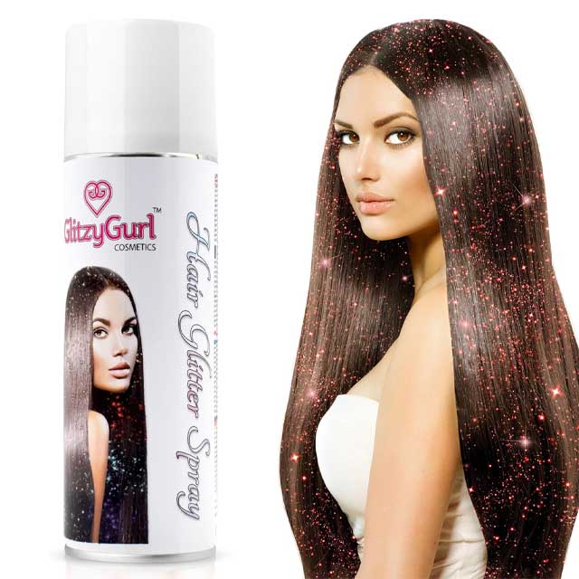Lovely Ruby Glitter Hair Spray 125ml – Sparkling Hair Styling & Dazzling Shine Spray for Party Glamour