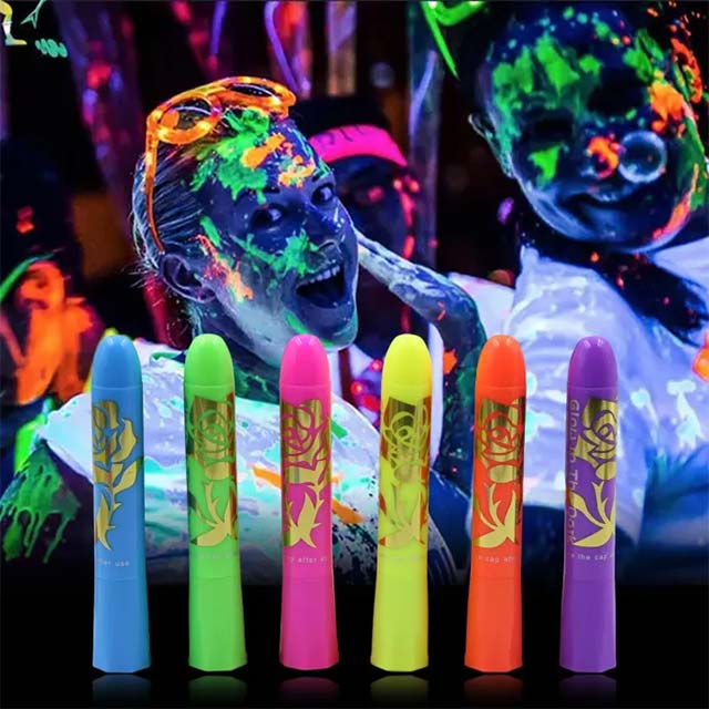 Luminous Water-Based Body Paint Crayon – Stunning Visual Effects for Vibrant & Safe Body Art