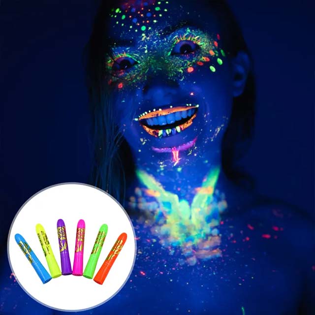 Luminous Water-Based Body Paint Crayon – Stunning Visual Effects for Vibrant & Safe Body Art