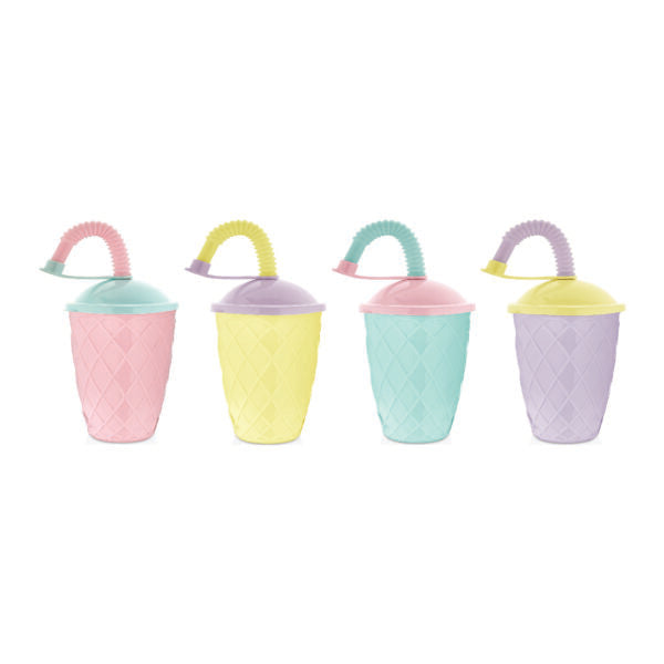 WELLINI® Karo Cup with Straw 380 ml