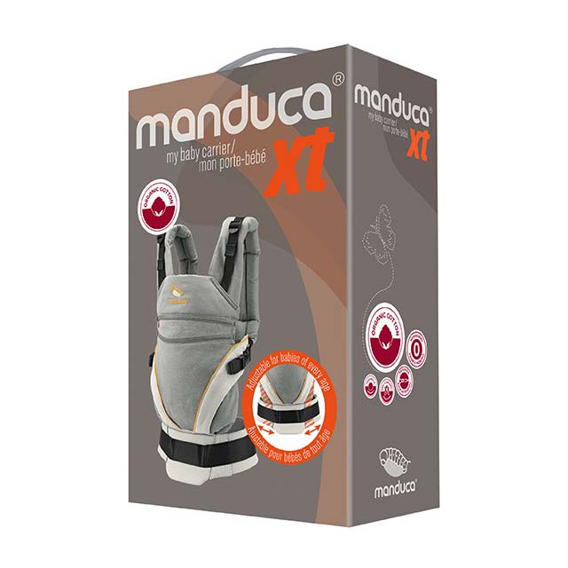 Manduca XT Organic Cotton Baby Carrier – Adjustable Seat, Expands from Newborn to Toddler, Eco-Friendly Sling Carrier