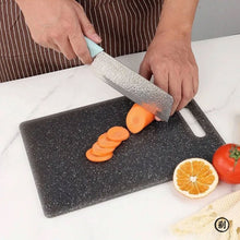 Marble Texture Antibacterial Cutting Board – Non-Slip PP Vegetable Chopping Board – Mildew-Resistant & Dishwasher Safe Kitchen Block