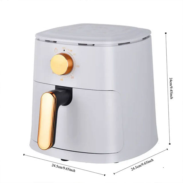 Mechanical Knob Air Fryer 1.06gal – Multifunctional, Simple & Healthy Cooking Tool for Kitchen, Easy-to-Use Household Air Fryer