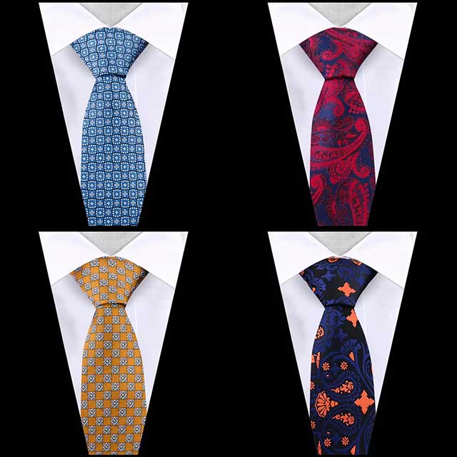 Men’s Fashion Tie – Striped, Paisley & Floral Necktie for Wedding, Business & Formal Wear