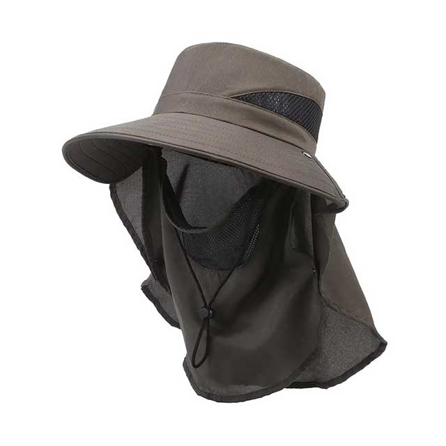 Men’s Outdoor Sun Hat – Wide Brim Breathable Fisherman Hat for Summer Hiking, Fishing & Mountaineering