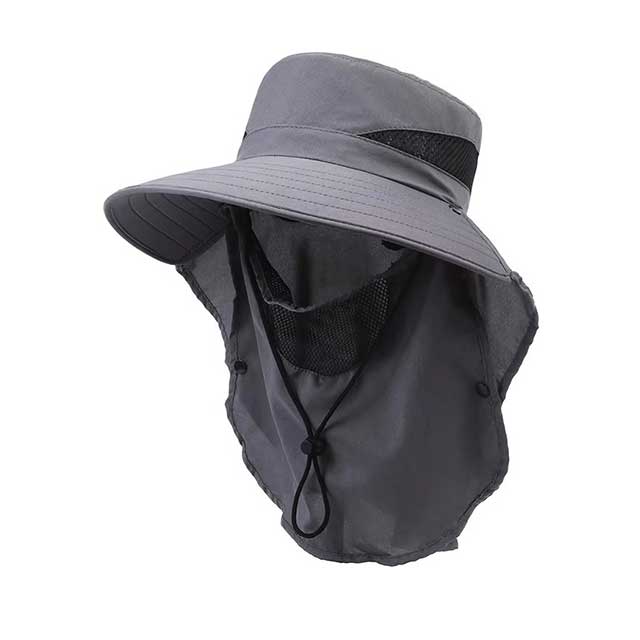 Men’s Outdoor Sun Hat – Wide Brim Breathable Fisherman Hat for Summer Hiking, Fishing & Mountaineering