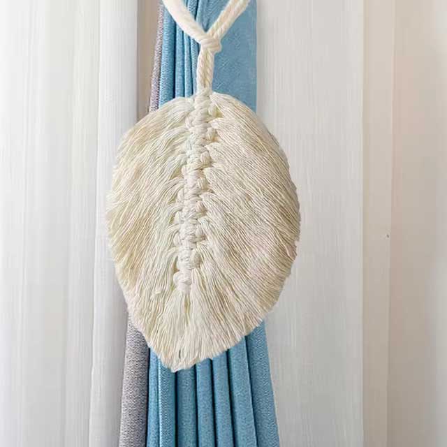 Modern Window Curtain for Office & Home – Elegant Designer Tieback for Stylish Drapery and Window Treatment