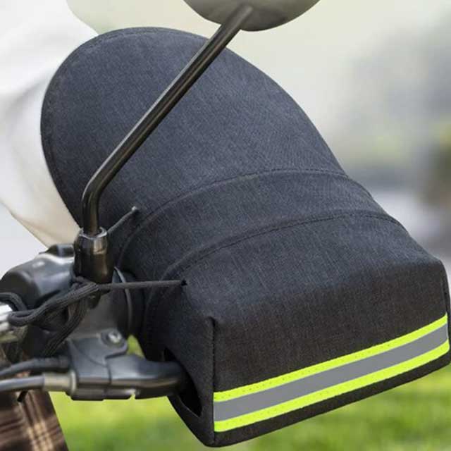 Motorcycle & E-Bike Handlebar Gloves – Waterproof, Windproof Sun Protection Covers for Outdoor Riding | Handlebar Accessories