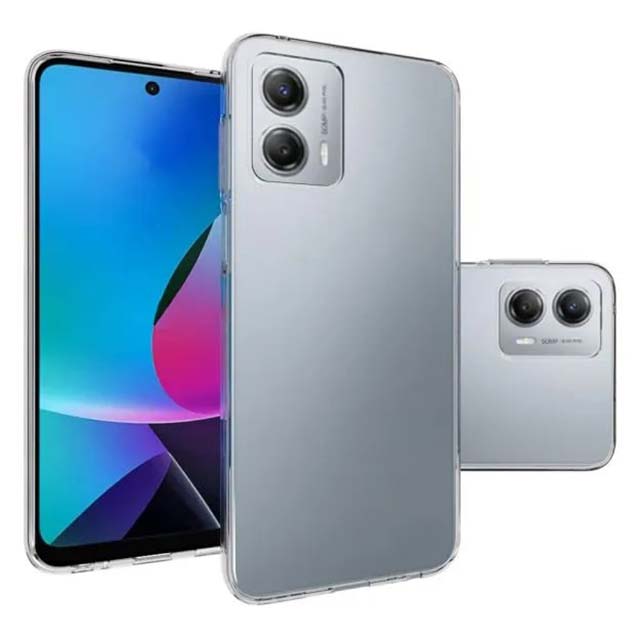 Motorola Moto G5G (2023) Ultra Thin Crystal Transparent Protective Back Cover – Soft Clear Silicon Case