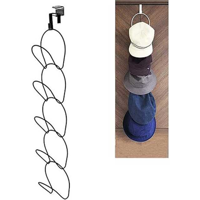 Multi-Functional Metal Hat Rack Organizer