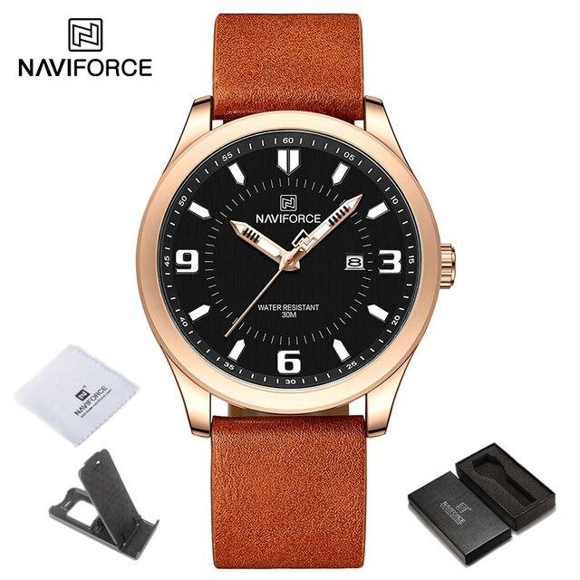 NAVIFORCE Leather Men Watch (NF8024)