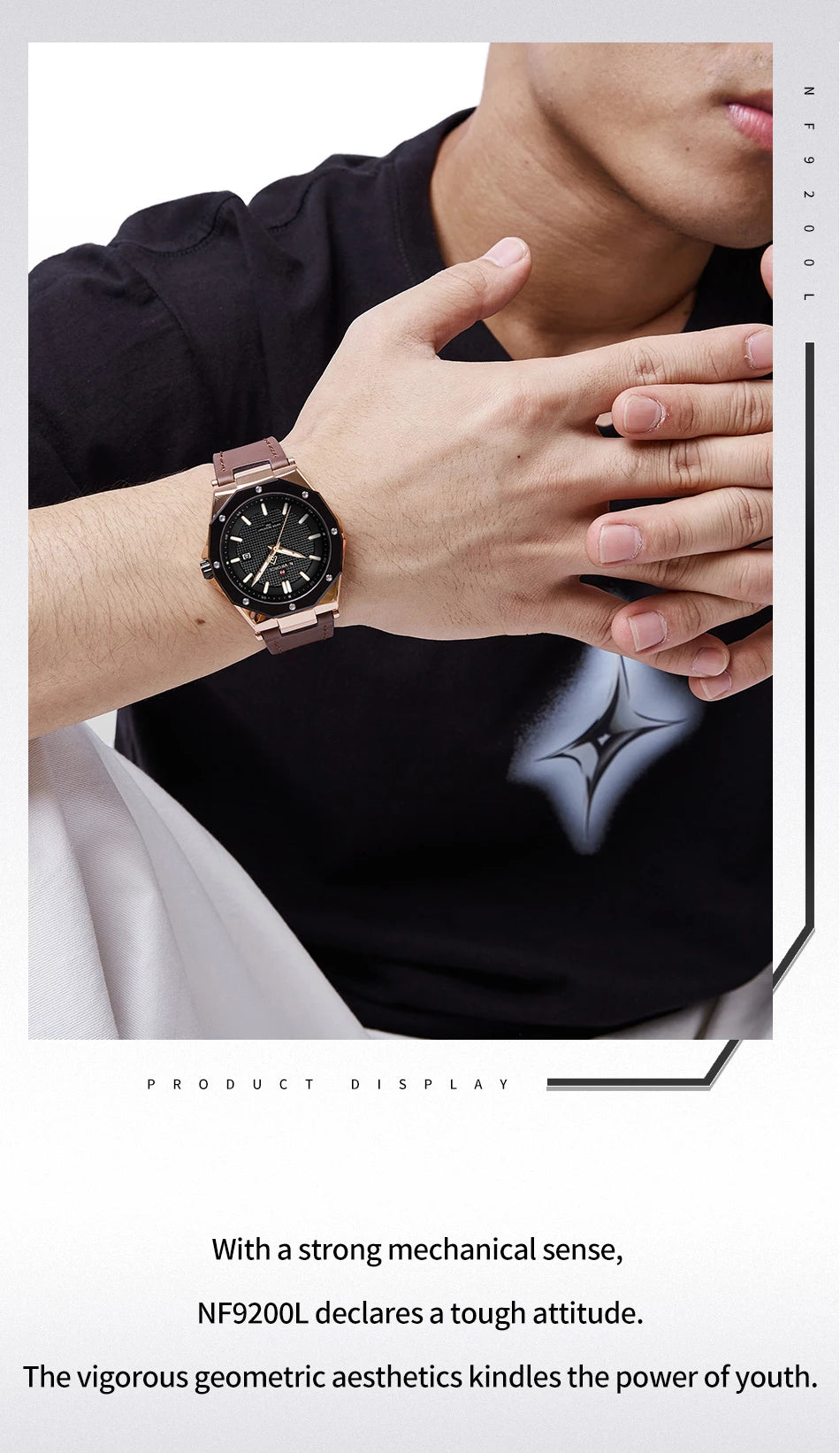 Montre homme en cuir NAVIFORCE (NF9200L)