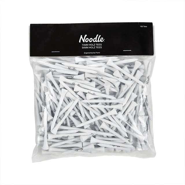 NOODLE Premium Wooden Golf Tees – Eco-Friendly, Durable Precision Tees for Superior Golf Performance