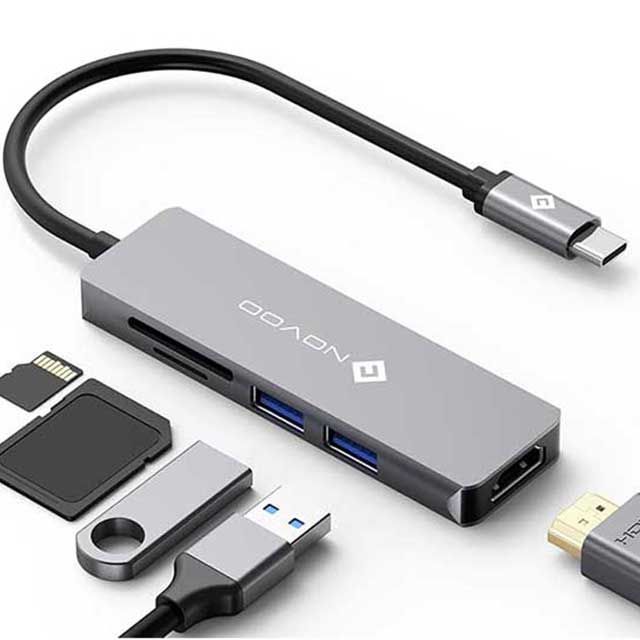 NOVOO USB C Hub 5 in 1