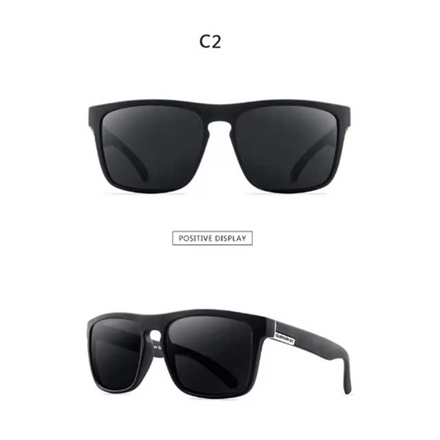 New Polarized Sunglasses for Men & Women – Classic Mirror Square Fashion Sun Glasses