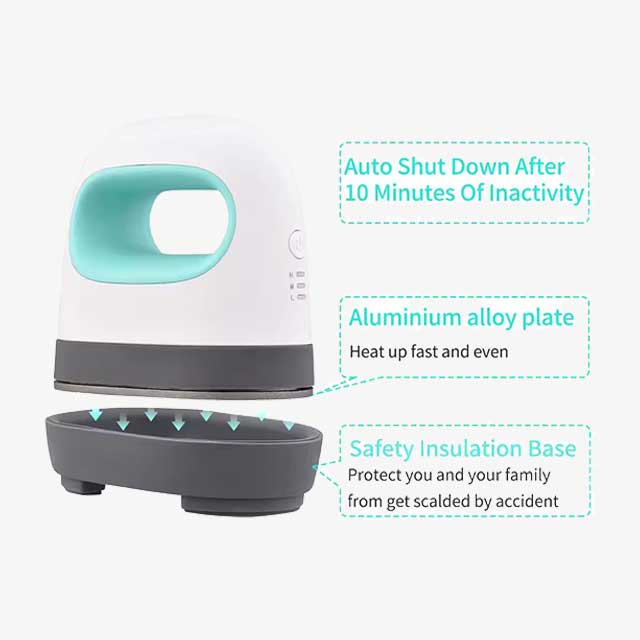 2023 New Portable Mini Iron Heat Press Machine – DIY Label Hot Stamping & T-Shirt Printing, Easy Heating Transfer for Short Sleeves