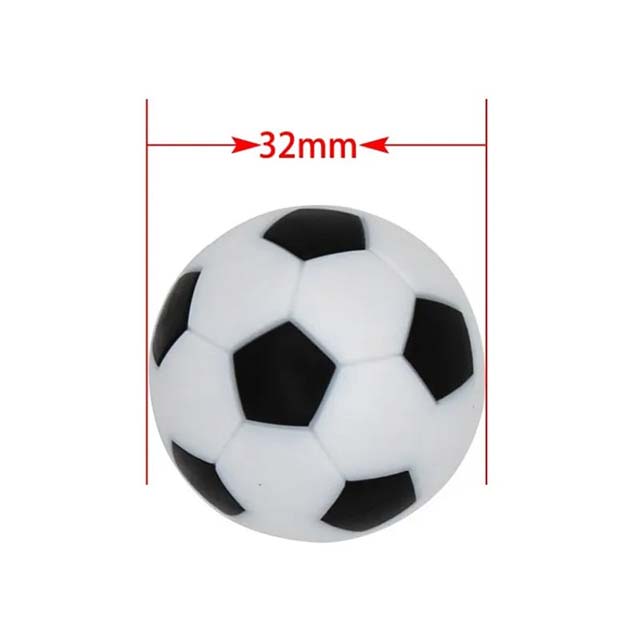 Official 32mm Table Soccer Balls 5-Pack – Premium Indoor Replacement for Tabletop Football Games