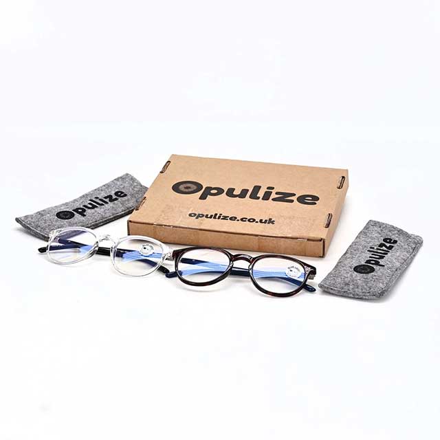 Opulize Premium Reading Glasses – Clear