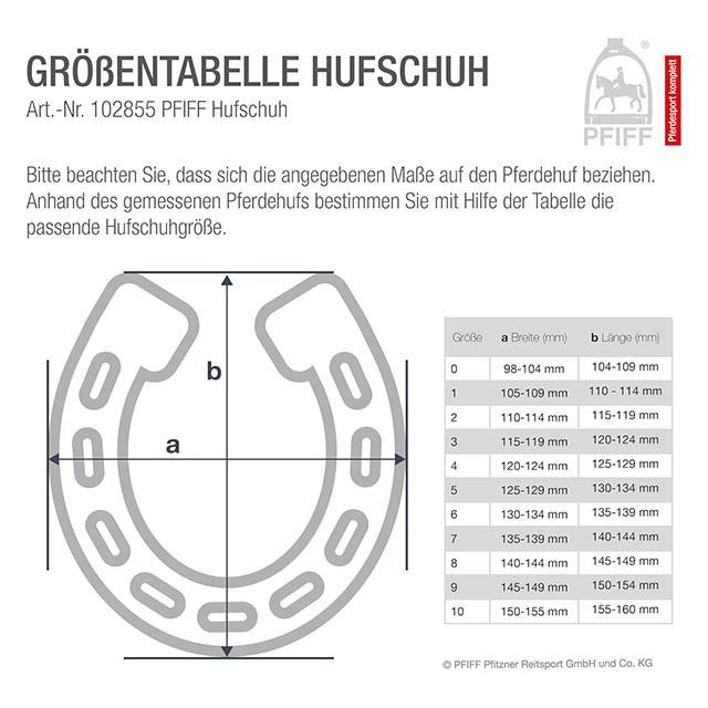 PFIFF 102855-Horse Hoof Boot Treatment Shoe