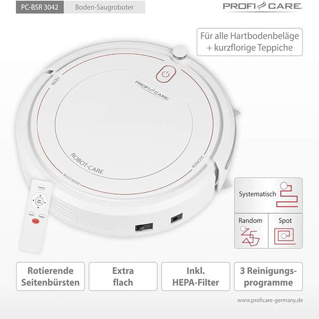 PROFI CARE WAVE Saugrob PC-BSR 3042 mit FB wh – Professioneller Industriesaugerroboter für effiziente Reinigung