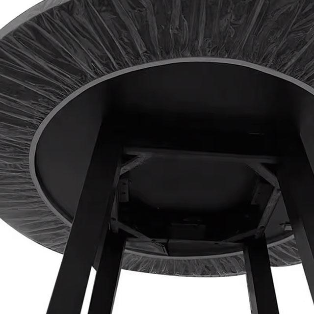 PVC Fitted Round Elastic Tablecloth – Transparent Waterproof & Oil-Proof Table Cover Protector for Dining Table & Home Use