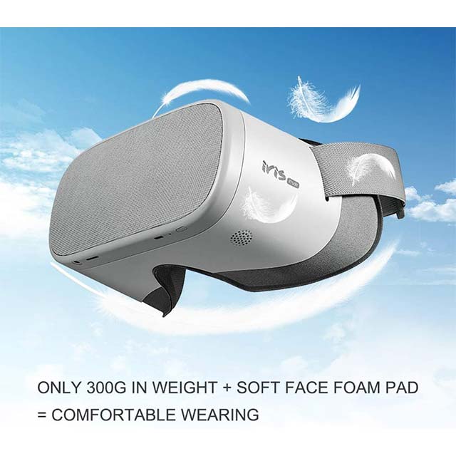 PVR Iris Standalone VR Headset – All-in-One 2D/3D Virtual Reality Glasses for YouTube, Netflix & MicroSD Card Support