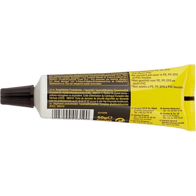 Pattex 1345747 Multi General Purpose Glue – 50g Durable Black/Yellow Adhesive for Home & Office Repairs