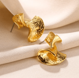 Gold Bow Stud Earrings for Women - Fashion Cute Jewelry | Piercing Ear Accessories