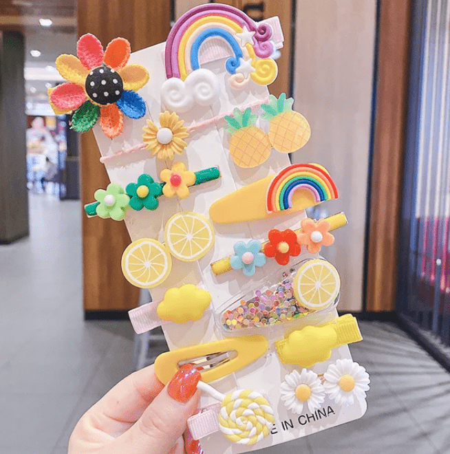 Accessoires pour cheveux à motifs de bonbons pour filles, épingles à cheveux et coiffes mignonnes pour enfants