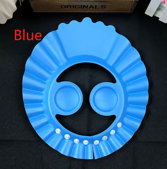 Safe Baby Shampoo Shower Bath Cap Soft Hair Wash Shield for Babies & Kids | Adjustable Bathing Protection Hat for Toddlers