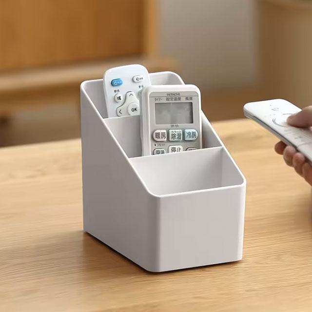 Plastic Desktop Storage Box | Office & Cosmetic Organizer | Remote Control & Debris Collector for Living Room & Dormitory