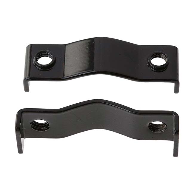 PopEye Retro 25mm-30mm Folding Custom Motorcycle & Bike Frame Foot Pegs – Black Metal Pedals