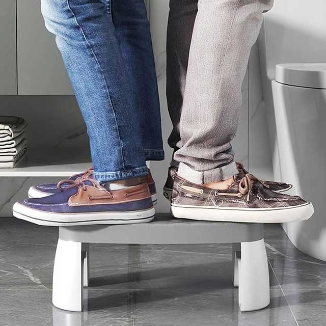 Portable Toilet Squat Stool – Non-Slip Removable Bathroom Footrest for Adults | Home Toilet Seat Squatting Aid