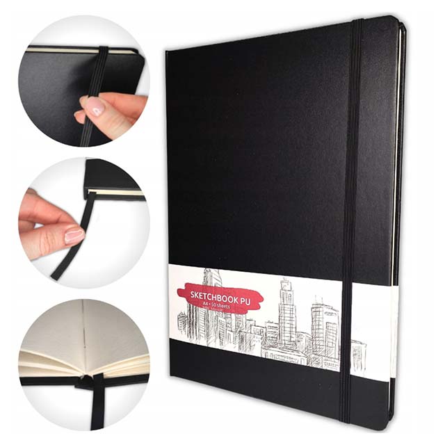 Premium A4 Sketch Book – 50-Page Sketch Block for Drawing, Sketching & Artistry