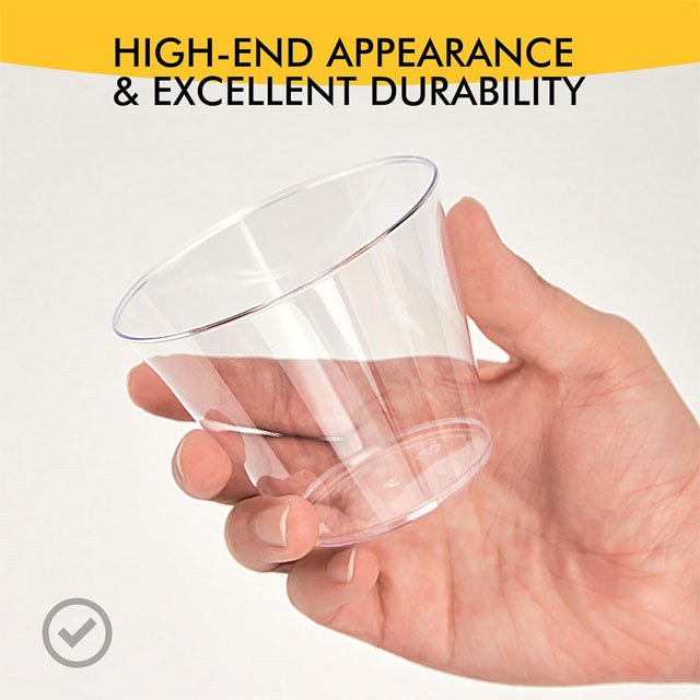 Premium Clear Plastic Party Cups – Disposable Wine & Cocktail Glasses for Every Celebration