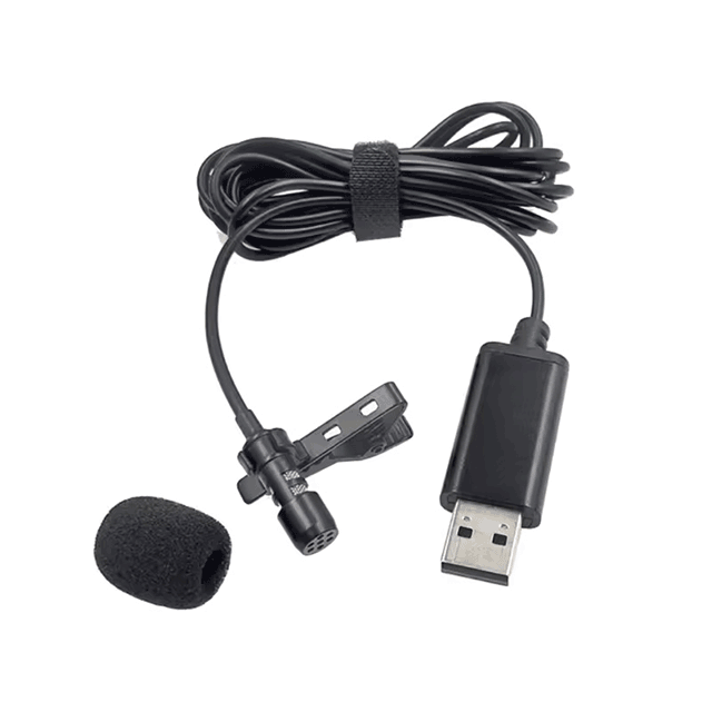 Premium USB Lavalier Lapel Microphone