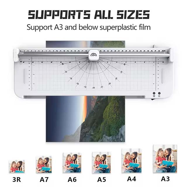 Professional Thermal Laminator – High-Speed Hot & Cold Laminating Machine for A3 Photos, Film, Paper & Document Protection