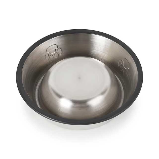 Quality Paw-Shaped Stainless Steel Pet Bowl – Skidproof & Anti-Ant Feeder for Dogs & Cats, Multiple Sizes