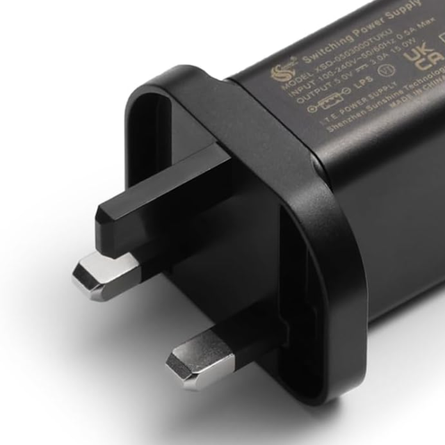 RFHAYK 5V 3A Power Adapter – USB Charger for Heated Apparel and Wearable Accessories