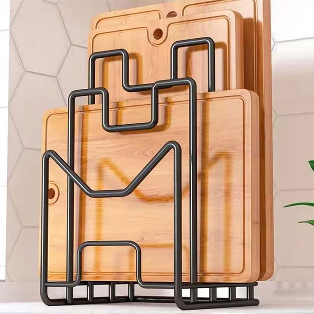Multi-Layer Kitchen Organizer Rack – Space-Saving Rustproof Stand for Cutting Boards & Pot Lids