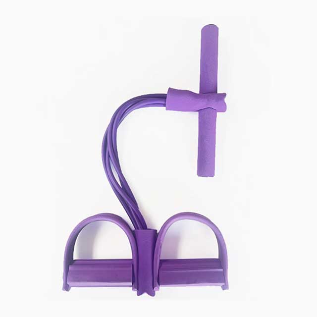 Resistance Loop Bands with Pedal – Elastic Pull Rope for Home Workouts | Full-Body Fitness Equipment for Strength Training, Yoga & Pilates