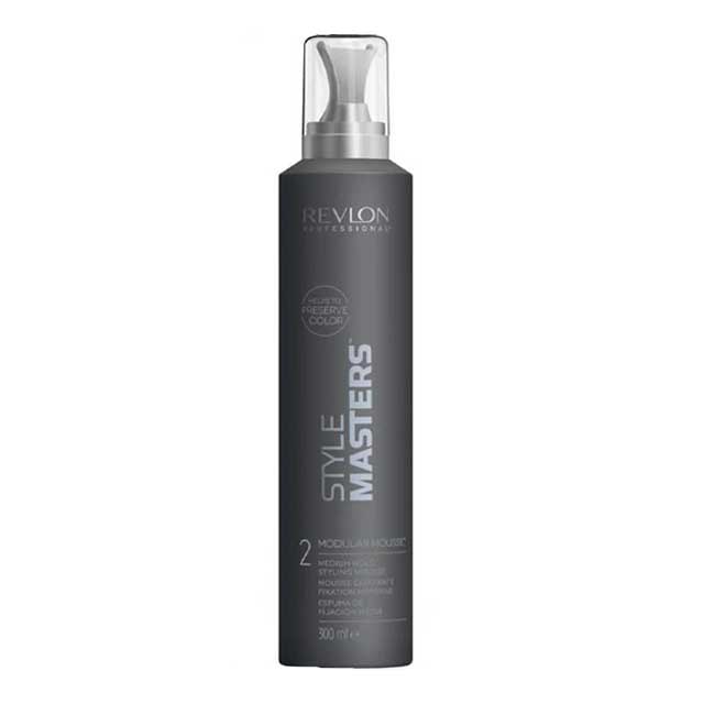 Revlon Style Masters Modular Mousse 300ml – Flexible Hold Styling Foam for Voluminous, Defined Hair Styles