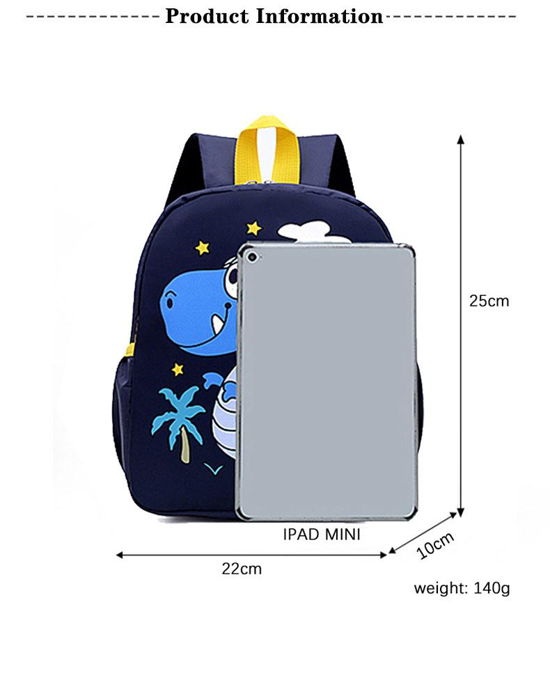 Sac d'école imperméable pour enfants à motif kawaii (EGB082)
