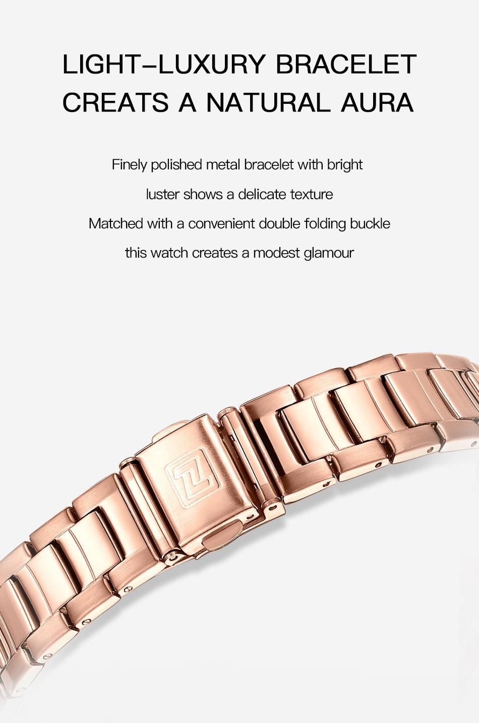 Montre femme NAVIFORCE en acier inoxydable (NF5025)